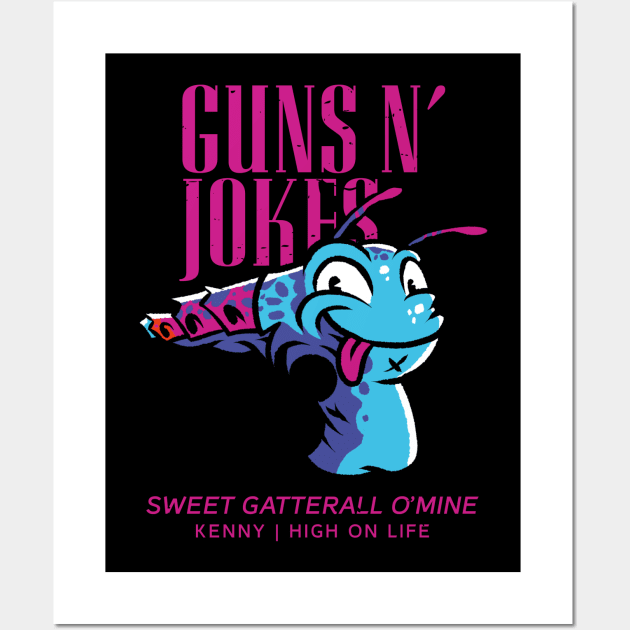 Guns and Jokes Wall Art by Games Artwork